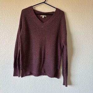 Moral Fiber Plum Knit Sweater Size  XL #056